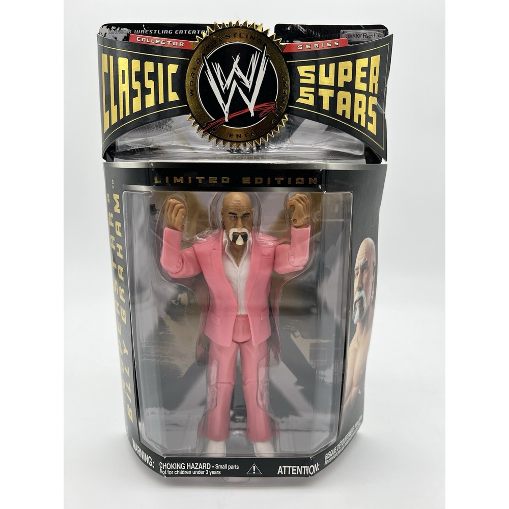 VTG WWE Classic Superstars Billy Graham Figure Limited Edition Jakks Pink Suit